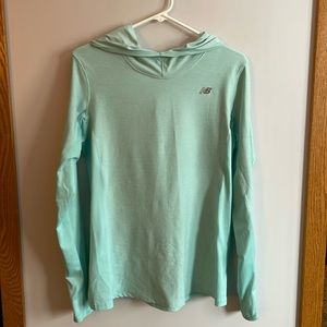 New balance Women’s lightweight hoodie.